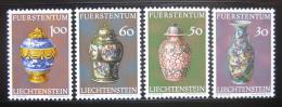 Poštové známky Lichtenštajnsko 1974 Èínské vázy Mi# 602-05