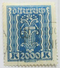 Poštová známka Rakúsko 1923 Symbol práce Mi# 395