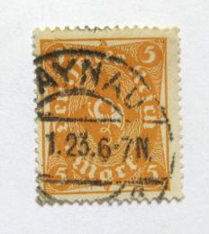 Poštová známka Nemecko 1922 Poštovní trumpeta Mi# 227