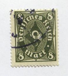 Poštová známka Nemecko 1922 Poštovní trumpeta Mi# 229