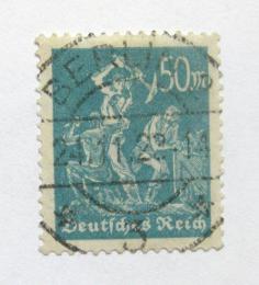 Poštová známka Nemecko 1923 Horníci Mi# 245 Kat 150€