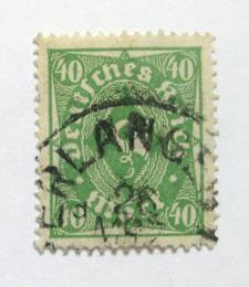Poštová známka Nemecko 1923 Poštovní trumpeta Mi# 232