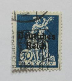 Poštová známka Nemecko 1920 Sklizeò, pretlaè Mi# 123 - zväèši� obrázok