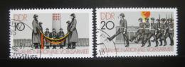 Poštové známky DDR 1981 ¼udová armáda Mi# 2580-81