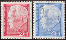 Poštové známky Nemecko 1964 Prezident Lubke Mi# 429-30