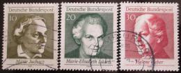 Poštové známky Nemecko 1969 Slavné ženy Mi# 596-98
