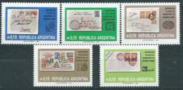 Poštové známky Argentína 1985 Výstava ARGENTINA Mi# 1758-62