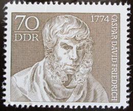 Poštová známka DDR 1974 Caspar David Friedrich, malíø Mi# 1962