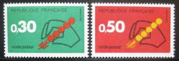Poštové známky Francúzsko 1972 Uvedení PSÈ Mi# 1795-96