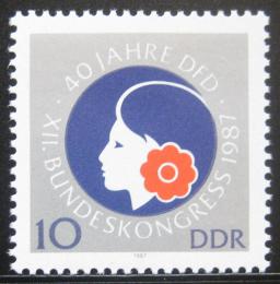 Poštová známka DDR 1987 Federace žen Mi# 3079