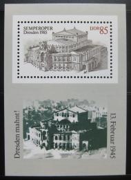 Poštová známka DDR 1985 Drážïanská opera Mi# Block 80