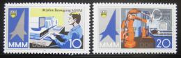 Poštové známky DDR 1987 Ve¾trh mládeže Mi# 3132-33