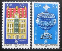 Poštové známky DDR 1984 Lipský ve¾trh Mi# 2891-92