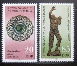 Poštové známky DDR 1984 Umenie Mi# 2874-75