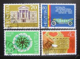 Poštové známky Švýcarsko 1980 Výroèí a události Mi# 1170-73