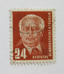 Poštová známka DDR 1950 Prezident Wilhelm Pieck Mi# 252