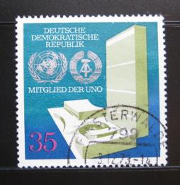 Poštová známka DDR 1973 Vstup do OSN Mi# 1883