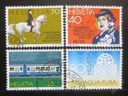 Poštové známky Švýcarsko 1982 Výroèí a události Mi# 1232-35
