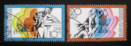 Poštové známky DDR 1981 Spartakiáda mládeže Mi# 2617-18