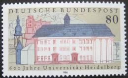 Poštová známka Nemecko 1986 Univerzita Heidelberg Mi# 1299