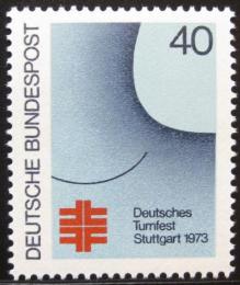 Poštová známka Nemecko 1973 Gymnastický festival Mi# 763