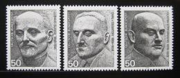 Poštové známky Nemecko 1975 Osobnosti Mi# 871-73