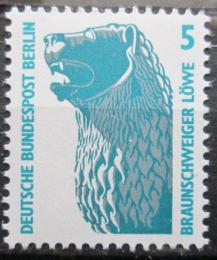 Poštová známka Západný Berlín 1990 Brunšvický lev Mi# 863