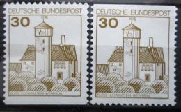 Poštové známky Nemecko 1977 Hrad Ludwigstein Mi# 914 C-D