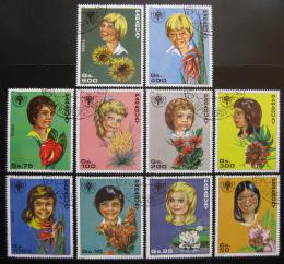 Poštovní známky Paraguay 1981 Mezinárodní rok dìtí Mi# 3373-82