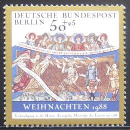 Poštová známka Západný Berlín 1988 Vianoce Mi# 829