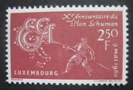 Poštová známka Luxembursko 1960 Spoleènost uhlí a oceli Mi# 620