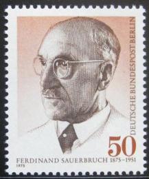Poštová známka Západný Berlín 1975 Ferdinand Sauerbruch, chirurg Mi# 492