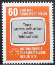 Poštová známka Západný Berlín 1979 Výstava rádií Mi# 600