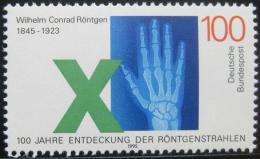 Poštová známka Nemecko 1995 Rentgen ruky Mi# 1784