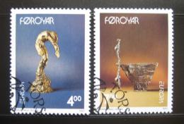 Poštové známky Faerské ostrovy 1993 Európa CEPT, sochy Mi# 248-49