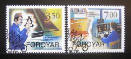 Poštové známky Faerské ostrovy 1994 Škola navigace Mi# 264-65