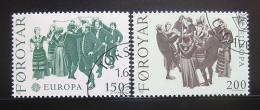 Poštové známky Faerské ostrovy 1981 Európa CEPT Mi# 63-64