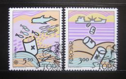 Poštové známky Faerské ostrovy 1986 Európa CEPT Mi# 134-35