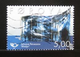 Poštová známka Faerské ostrovy 2002 Umenie, Patursson Mi# 421