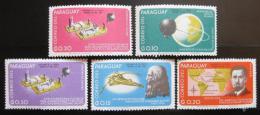Poštové známky Paraguaj 1966 Prieskum vesmíru Mi# 1591-95