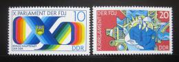 Poštové známky DDR 1976 Organizácie mládeže Mi# 2133-34