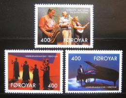 Poštové známky Faerské ostrovy 1993 Umelci Mi# 243-45
