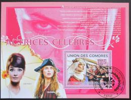 Poštová známka Komory 2009 Slavné hereèky Mi# Block 499 Kat 15€