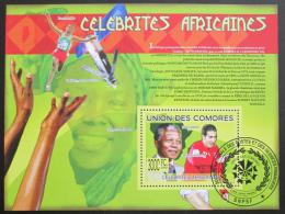 Poštová známka Komory 2009 Slavní Afrièani Mi# Block 504 Kat 15€