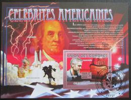 Poštová známka Komory 2009 Slavní Amerièani Mi# Block 505 Kat 15€