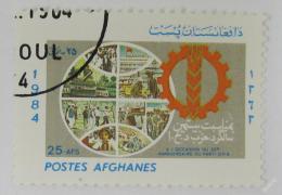 Poštová známka Afghánistán 1985 Demokratická strana Mi# 1383