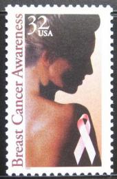 Poštová známka USA 1996 Boj proti rakovinì prsu Mi# 2739