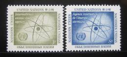 Poštové známky OSN New York 1958 Atomová energie Mi# 66-67