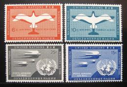 Poštové známky OSN New York 1951 Letecké Mi# 12-15