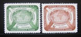 Poštovní známky OSN New York 1958 Den lidských práv Mi# 74-75